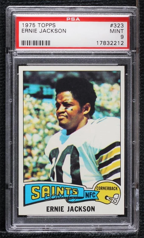 1975 Topps Ernie Jackson #323 PSA 9 MINT - Image 1 of 2