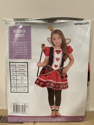amscan 847243-55 Queen of Hearts Costume Age 8-10 Years - 1 Pc - Image 1 of 3