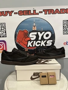 Size 12 - Travis Scott x Air Jordan 1 Retro OG SP Low Velvet Brown - Picture 1 of 5