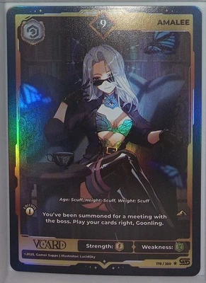 VCard Awakened Worlds - 1st Edition - Rare Power 9 AmaLee Holo - Image 1 of 2