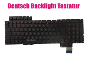 DE Rot Backlight Tastatur für Asus ROG G752V G752VT G752VY G752VS G752VM G752VSK - Bild 1 von 1