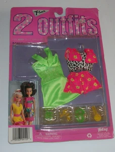 Vintage Flair 2 Outfits Duo Fashions for Barbie Flair Sandi New in Pack - Picture 1 of 5