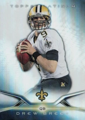 2014 Topps Platinum - #18 Drew Brees - Image 1 of 2