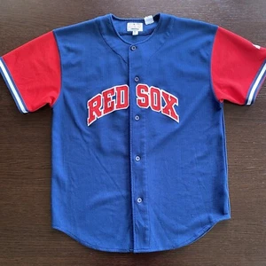 Vintage 90s Boston Red Sox Starter Fully Embroidered Jersey XL 45 Pedro Martinez - Picture 1 of 24