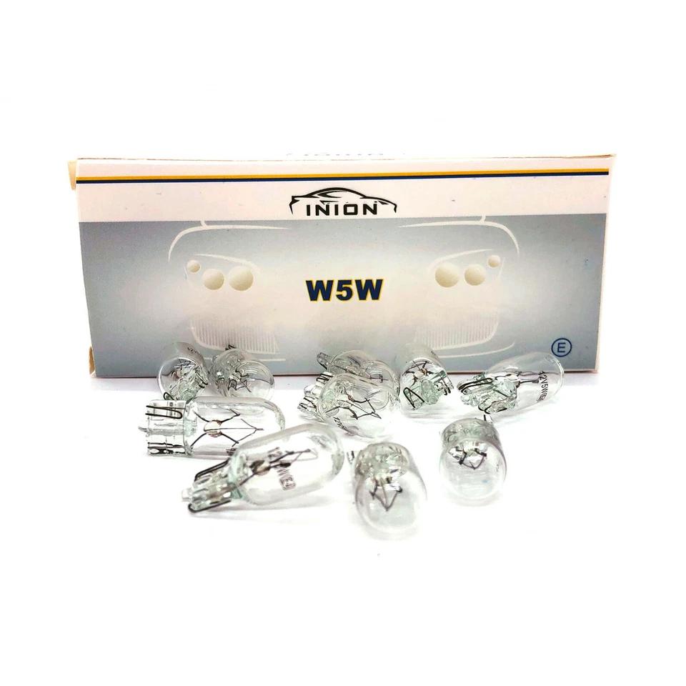 10 x W5W Lampen 5W 12V Birne Glühlampe Standlicht Kennzeichenlicht Autolampe