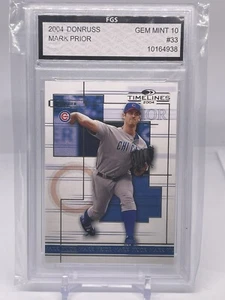 2004 Donruss Mark Prior #33 FGS 10 - Picture 1 of 2