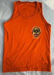 Orange Imperial Beer La Cerveza De Costa Rica Graphic Tank Top Size Small - Picture 1 of 10