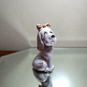 Japanese Porcelain Dog Sad Face - Picture 1 of 11