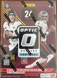 2024 Panini NFL Donruss Optic Football Blaster Box - sigillato in fabbrica - spedizione gratuita - Foto 1 di 5
