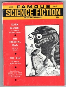 FAMOUS SCIENCE FICTION #8 1968 DARK MOON Wesso Cover ACME FANTASY Digest PULP - Picture 1 of 1