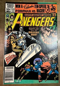 The Avengers 215, 1982, feat Silver Surfer and Molecule Man, Newstand Edition! - Picture 1 of 2