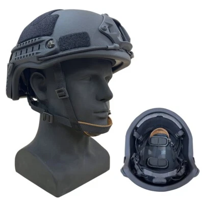 Black Helmet UHMW-PE Military Ballistic Fast Level III-A Size S - Image 1 of 4