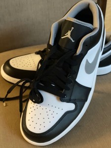 jordan 1 mid black white grey