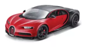 Bburago 1:18 Bugatti Chiron Sport Red NO.16 Diecast Model Racing Car New in Box - Picture 1 of 6