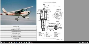 CESSNA 150 SERVICE MAINTENANCE MANUAL LIBRARY w A/Ds USB - Picture 1 of 2
