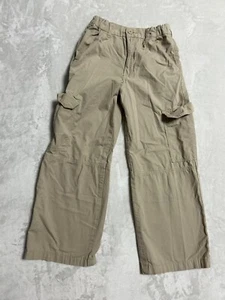 Girls H&M brown khaki cargo pants size 10 - Picture 1 of 3