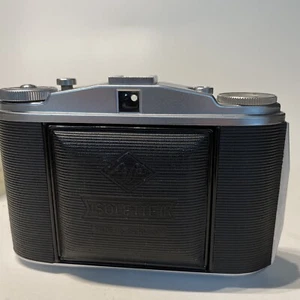 #S0299-Raro Agfa Isolette II con obturador Apotar 4,5/85 mm Pronto S, ¡casi nuevo! - Imagen 1 de 12