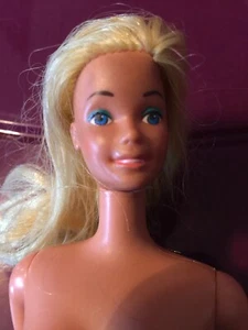 1966 Twist N Turn Barbie Doll Vintage Blond Hair Blue Eyes Great Shape - Picture 1 of 4