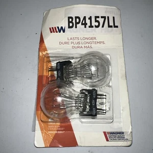 LOT OF 2 WAGNER LIGHT BULB BP4157LL fits Ford Lincoln Mazda Mercury Saab - Picture 1 of 4