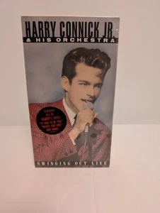 Harry Connick Jr. & His Orchestra – Swinging Out Live VTG 1991 VHS Video Tape - Picture 1 of 8