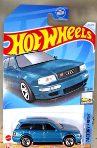 Audi Avant RS2 2024 Hot Wheels #133 fresco de fábrica 9/10 '94 verde azulado con cromo 5 radios - Imagen 1 de 5