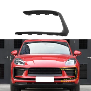 Left Front Bumper Fog Light Molding Strip Trim For Porsche Macan 95B 2022-2024 - Picture 1 of 10