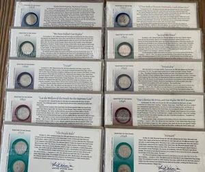 50 State Quarter US Constitution Ratification - US Mint (P&D) COMPLETE SET - - Picture 1 of 5