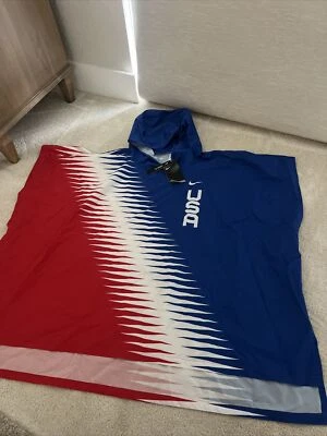 New NIKE TEAM USA MARATHONER HOODED JACKET CV0431-657 Sz S/M ADULT UNISEX Poncho - Image 1 of 2