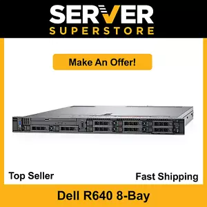 Dell PowerEdge R640 Server 2x Gold 6132 = 28 Cores | H730P | 256GB RAM | 1TB SSD - Picture 1 of 9
