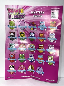 Bear VS Donuts Beanie Plushie (Choose Character) - Picture 1 of 25