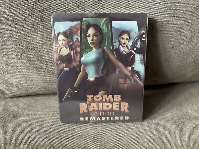 Tomb Raider I - II - III - Remastered - Custom Steelbook Edition G2 NEW & SEALED - Image 1 of 4