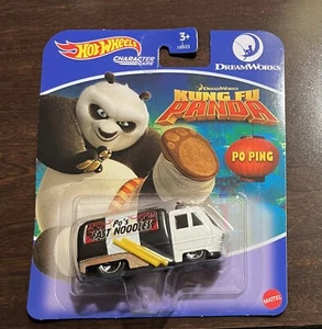 Hot Wheels Personaggio Cars 2022 KUNG FU PANDA Po Ping FAST NOODLES - Foto 1 di 1