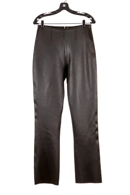 Calça elástica ajustada Alexander Wang com zíper preta tamanho G - Imagem 1 de 4