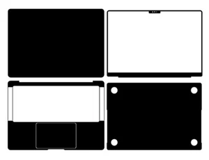 Carbon Laptop Sticker Skin Decals Guard for Apple MacBook Pro 2021 14" A2442 - Picture 1 of 34