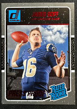 2016 Donruss Rated Rookie Jared Goff #372  Press Proof Red LA Rams/Detroit Lions