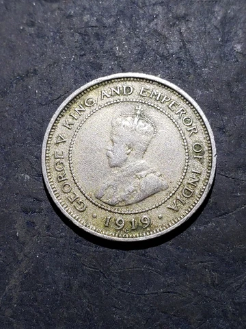 1919 C JAMAICA BRITISH KM24  GOOD-NICE CIRCULATED OLD ANTIQUE FARHTING COIN Cover