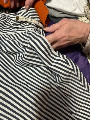 BLUE STRIPE SKIRT #258 - Image 1 of 4