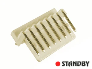 10pcs MOLEX 22-05-1082 8 POSITION RIGHT ANGLE HEADER WITH FRICTION RAMP 5046-08A - Bild 1 von 2