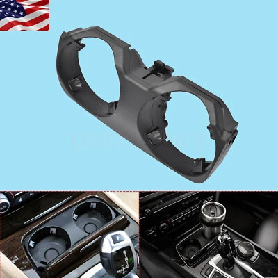 Cubierta exterior portavasos consola central para BMW 740i 740Li 750i 750Li 760Li 08-15 Foto 1 de 4