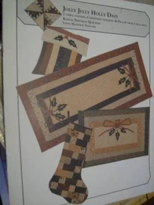 Jolly Jelly Holly Days -Kansas Troubles Quilt Sewing PATTERN - Bild 1 von 1