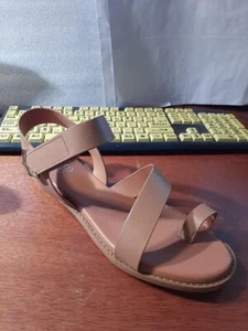 NEU! Franco Sarto Damen Graze Leder Knöchelriemen Riemchensandale braun Größe 11 - Bild 1 von 5