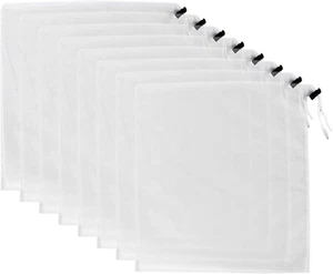 Nylon Straining Bag Fine Mesh Food Strainer Bag Reusable Strain Tea Pulp Juice F - Picture 1 of 12