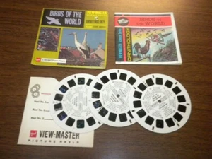 BIRDS OF THE WORLD - B 678 Viewmaster 3 reels PACKET SET - Picture 1 of 4