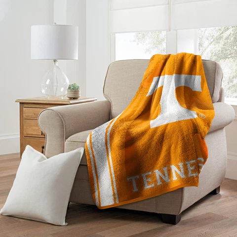 Northwest NCAA Tennessee Volunteers Sherpa Throw Blanket Cover