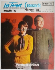 KNITTING PATTERNS · LEE TARGET 8868 · MENS' JUMPER · VINTAGE PATTERN - Picture 1 of 1