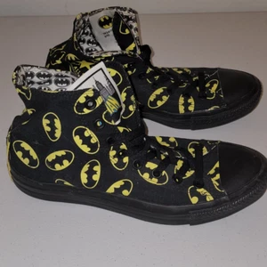 Converse All Star DC Batman Hi Top Sneakers Mens 8 Womens 10 - Picture 1 of 8