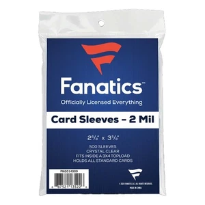 Fundas blandas para tarjetas Fanatics 100ct - Imagen 1 de 1