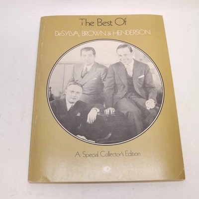 Best of DeSylva Brown Henderson Piano Voice Songbook 1927 Chappell - Image 1 of 4