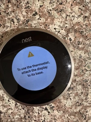 Nest Learning Thermostat by Google 2nd Gen Model 02A  & Mounting Bracket Used - Image 1 of 2