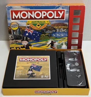 Monopoly Australia Special Limited Edition Board Game 100% Complete Hasbro Boxed - Image 1 of 4